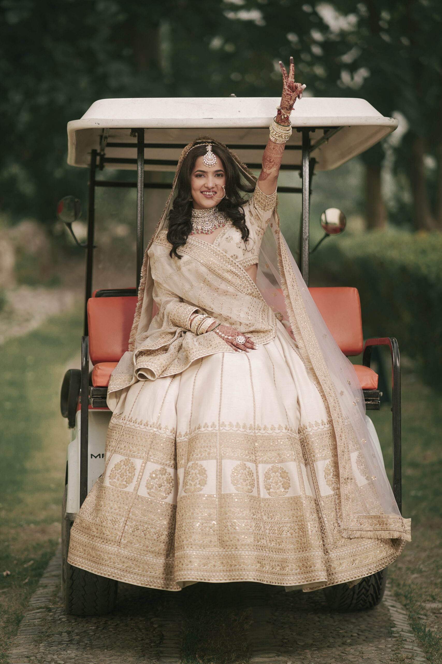 Best destination wedding photographer India — candid bridal portrait Delhi NCR