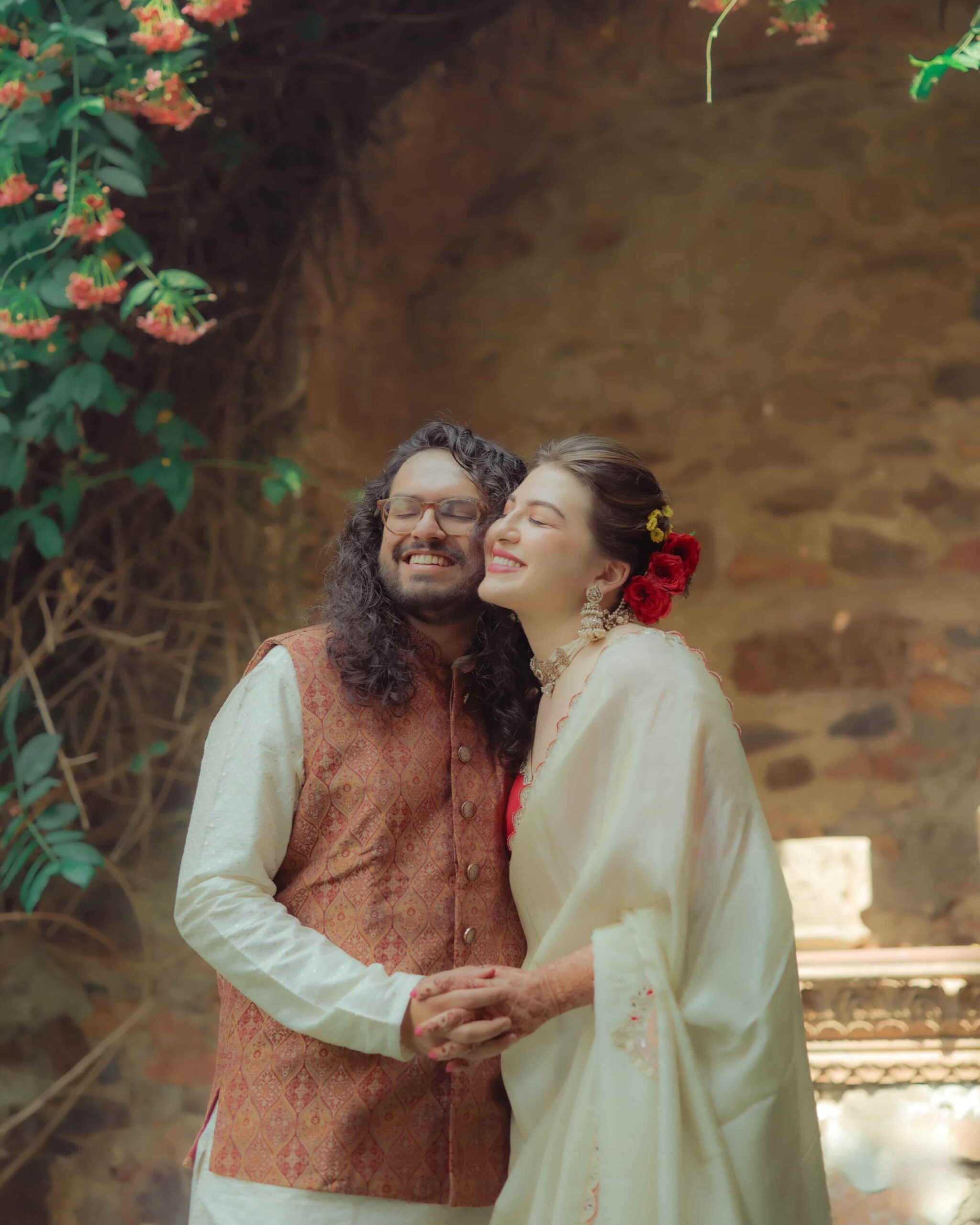 Best destination wedding photographer India — Alex & Karan Tijara Fort 2024