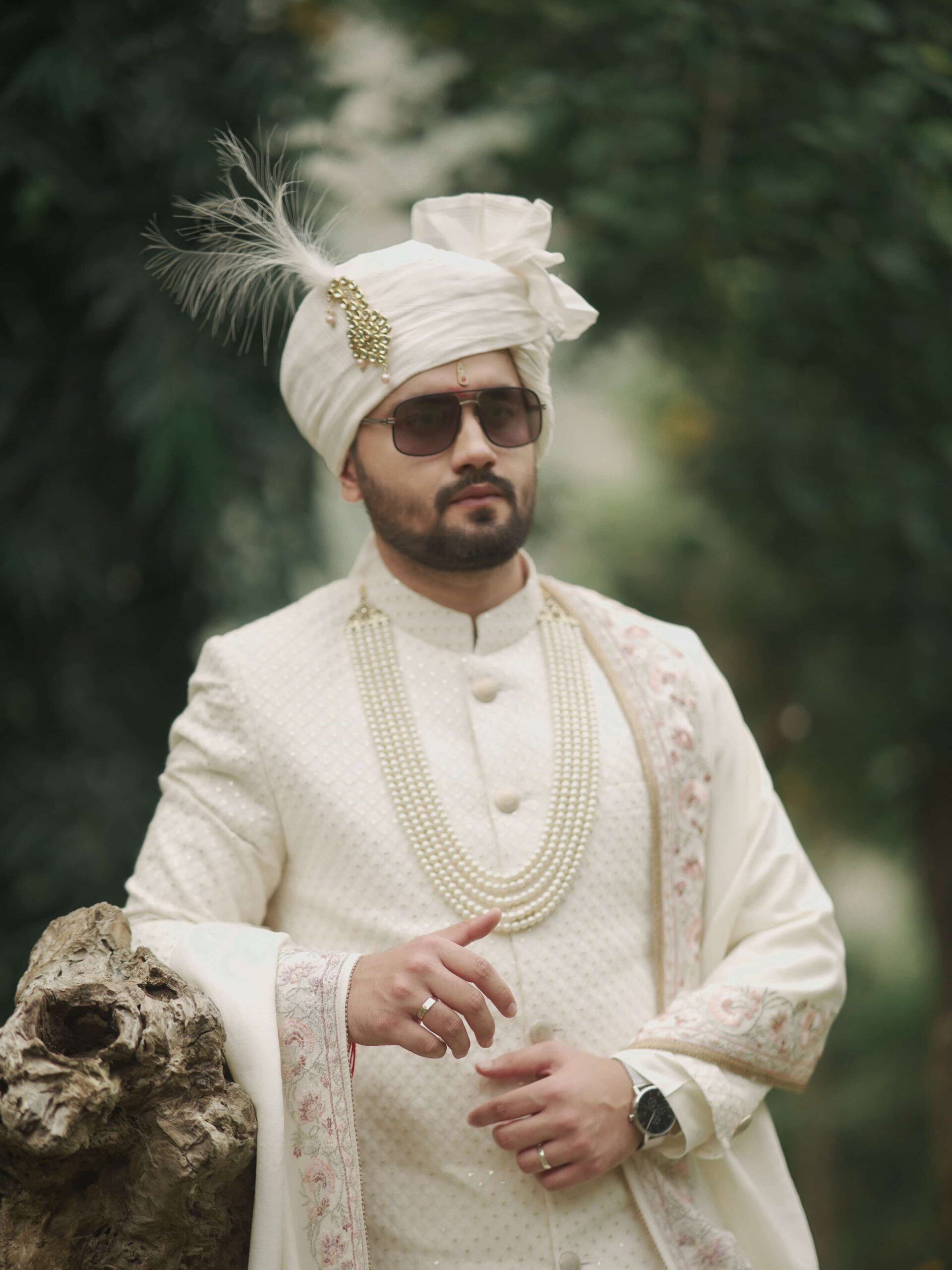 Wedding ceremony detail — couple and decor at Solluna Resort Jim Corbett