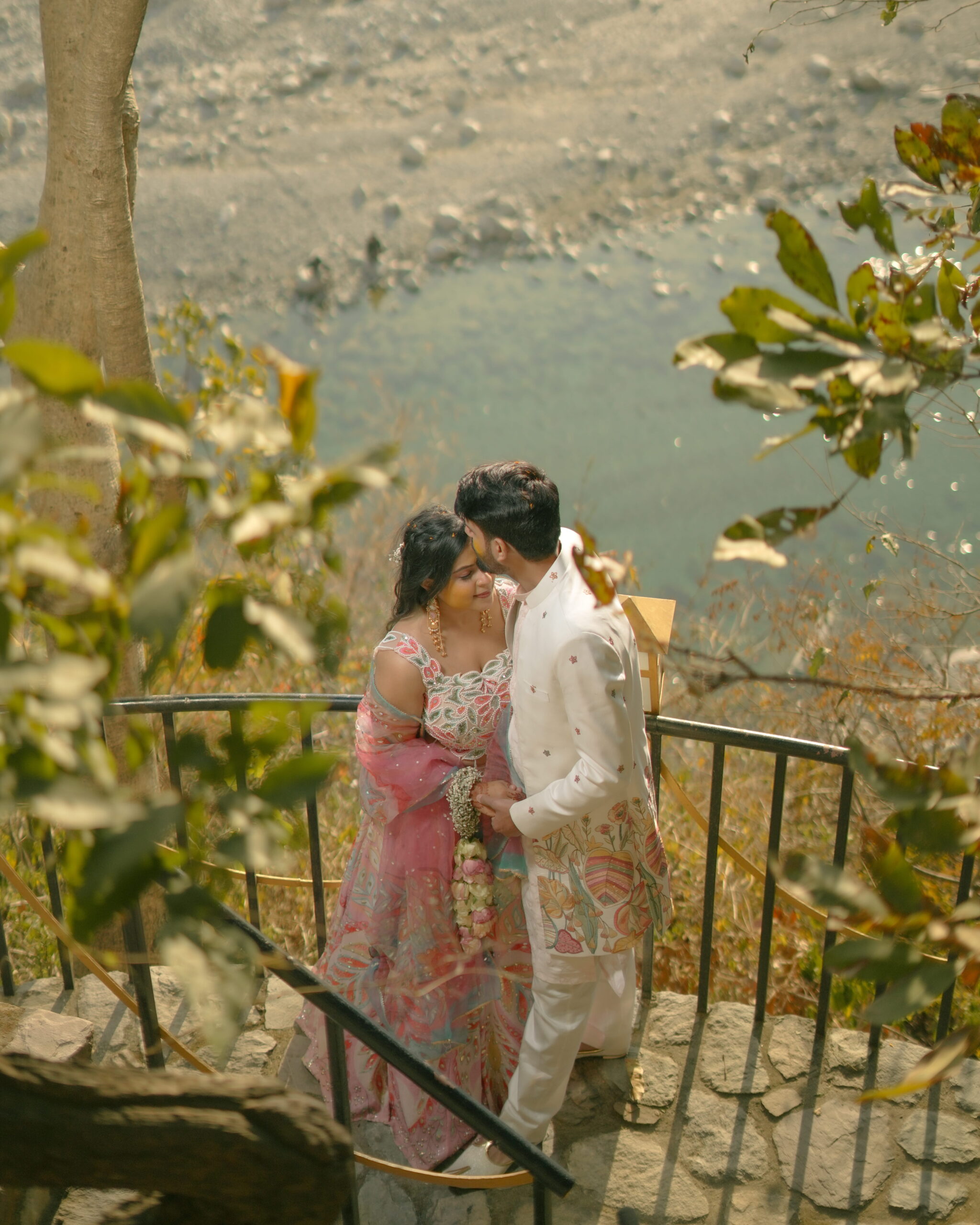 Bhavya wedding portrait — natural light photography Jim Corbett