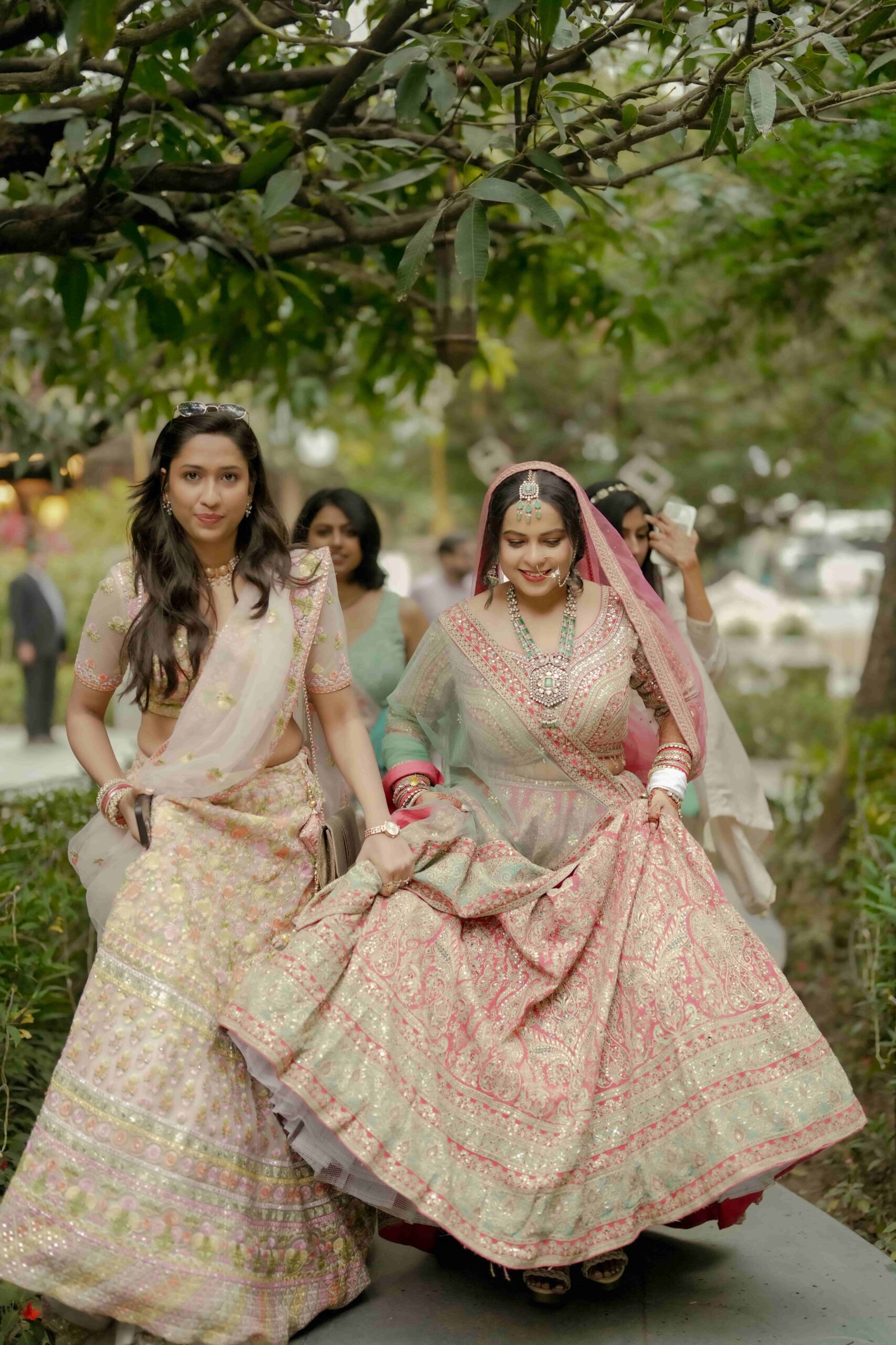 Bhavya and Aditi together — intimate wedding photography