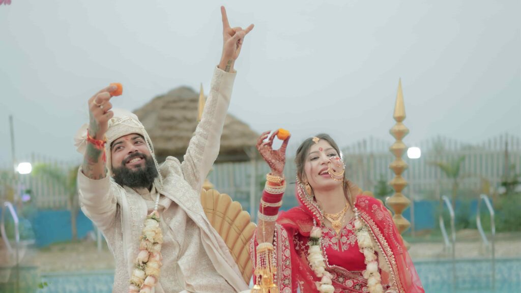 Best destination wedding photographer in Mussoorie Dehradun capturing romantic couple pre wedding shoot