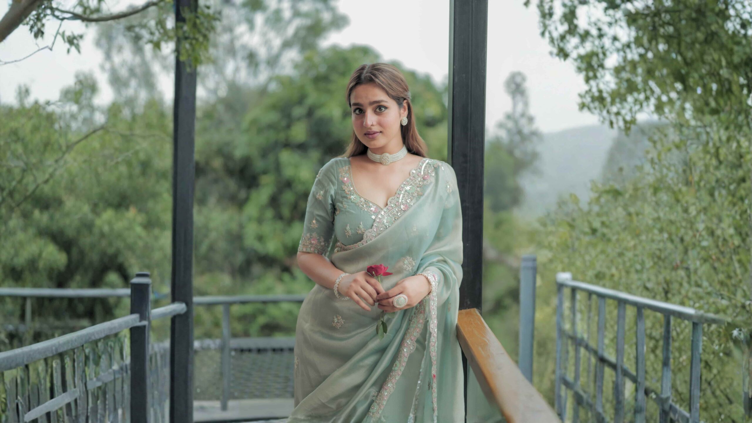 Ayesha Khan photoshoot cover image captured by Cupid Love Stories — fashion portrait photography