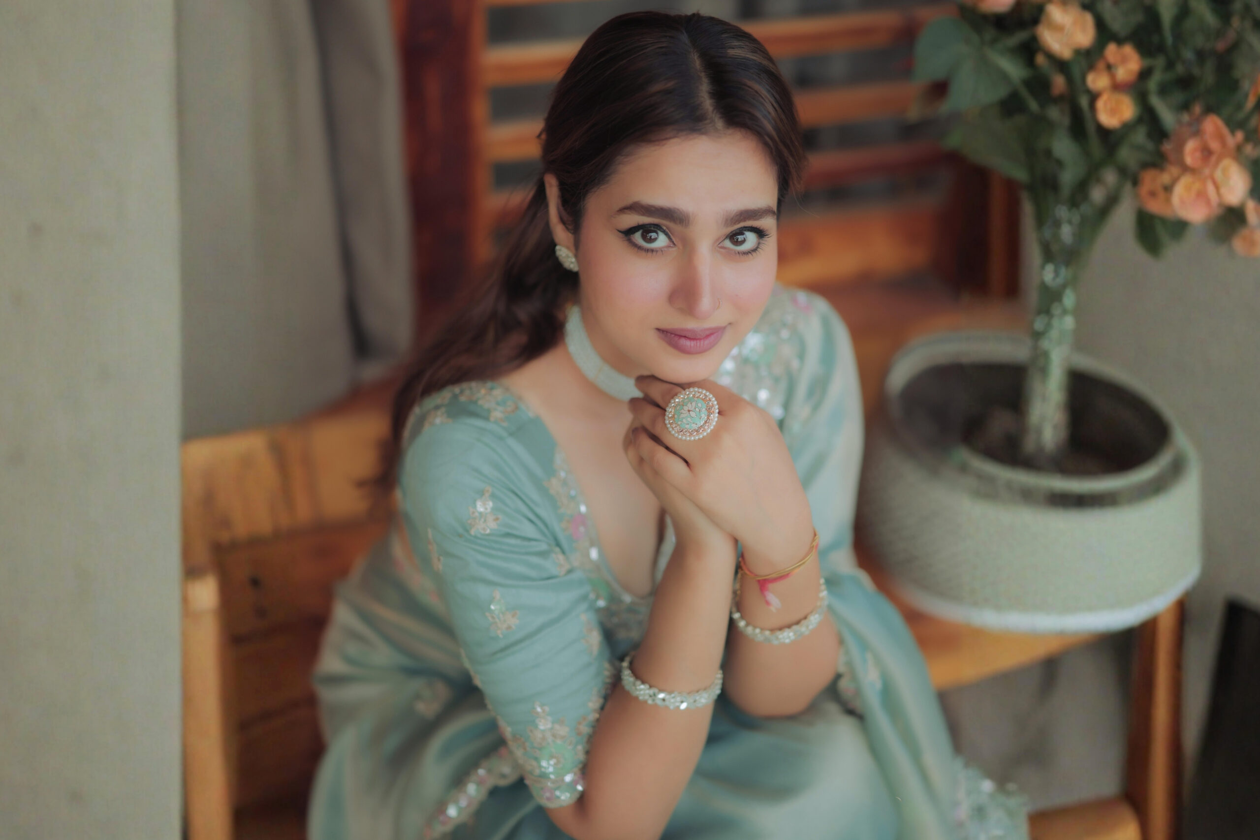 Ayesha Khan model portfolio shoot — final landscape composition by Cupid Love Stories