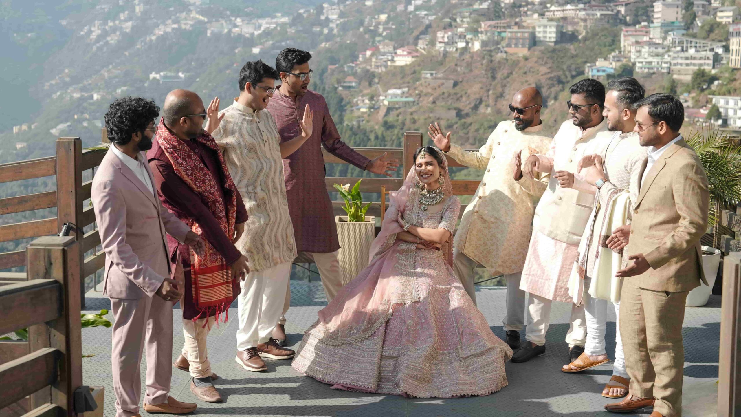 Indian wedding celebration at Royal Orchid Fort — guests and decor, November 2024