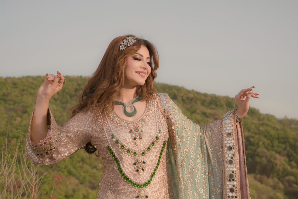 Urvashi Rautela Hyatt Regency Mussoorie terrace photoshoot Cupid Love Stories India