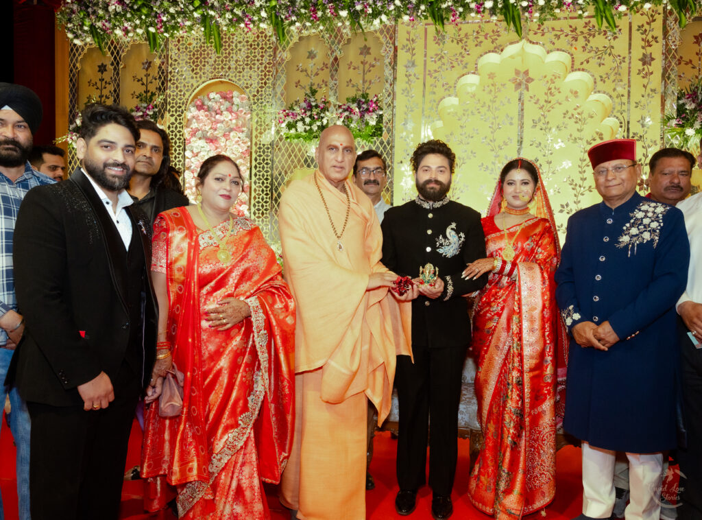 celebrity photoshoot at Hyatt Regency Dehradun heritage staircase - luxury wedding photographer