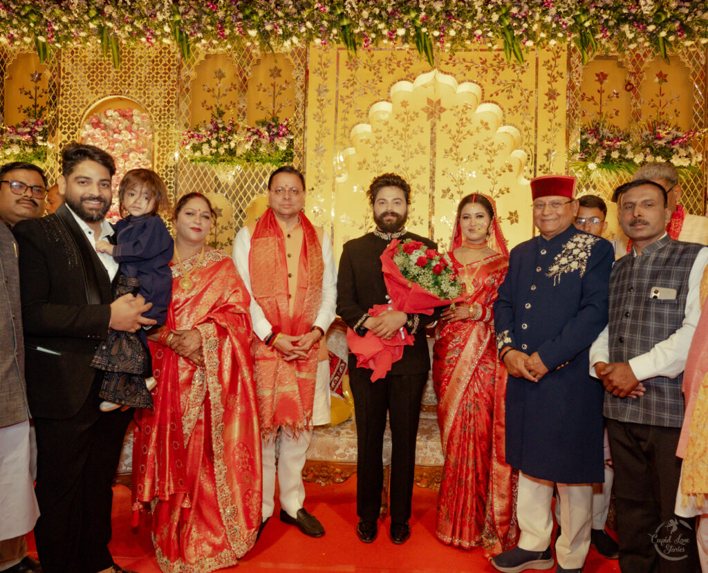 high-profile wedding photography inside Hyatt Regency Dehradun grand ballroom